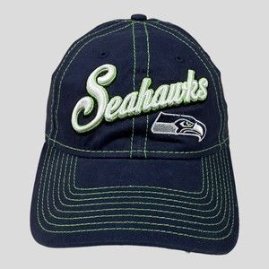 SEATTLE SEAHAWKS WOMEN'S New Era 9twenty Black With Gold Logo Hat